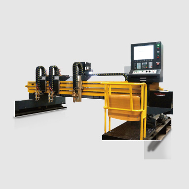 Heacy CNC flame and plasma cutting machines